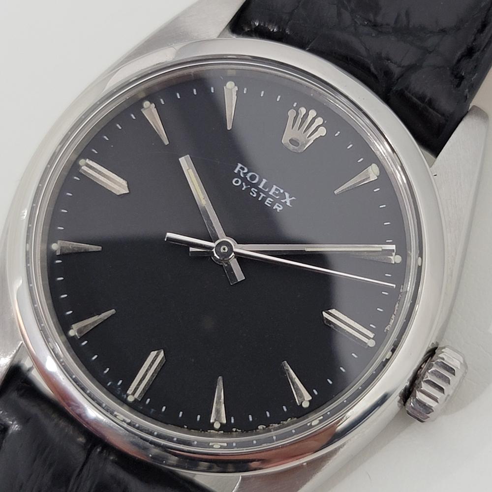 Herren Rolex Oyster Precision Ref 6424 Handgetrieben 1950er Jahre Vintage Schweizer RJC116 1