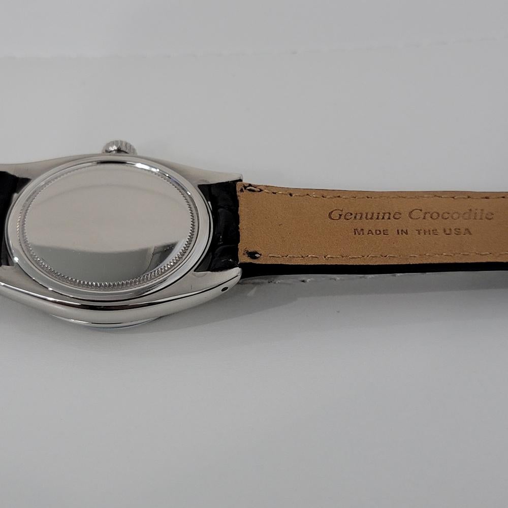 Herren Rolex Oyster Precision Ref 6424 Handgetrieben 1950er Jahre Vintage Schweizer RJC116 5