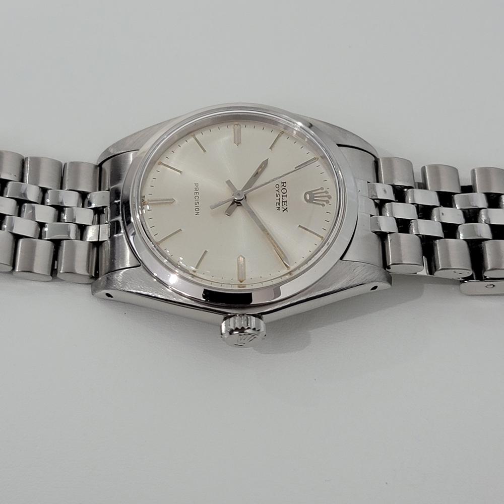 Rolex Oyster Precision Ref 6426 Handgeflügelt 1960er Jahre Schweizer Vintage RA156 2