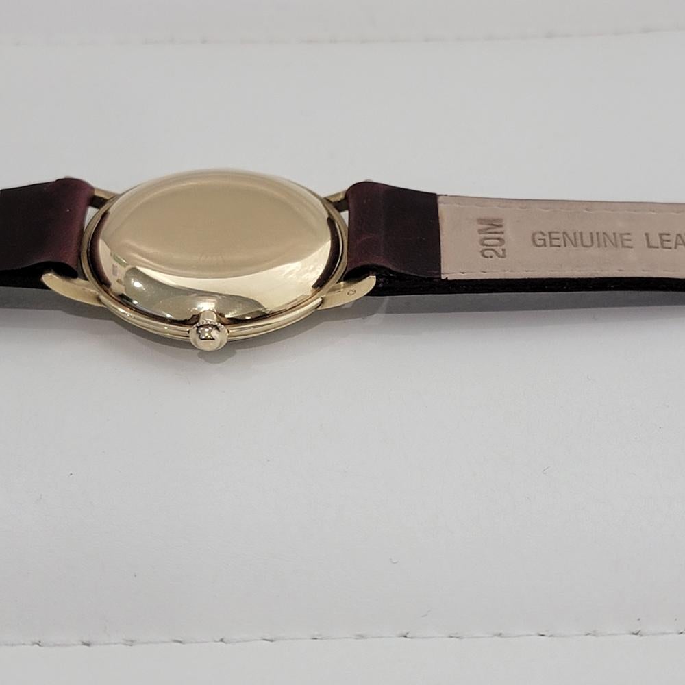 Mens Rolex Oyster Precision Ref 8952 14k Solid Gold 35mm Manual Wind 1950s RA529 7