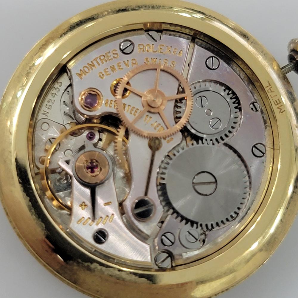 Mens Rolex Oyster Precision Ref 8952 14k Solid Gold 35mm Manual Wind 1950s RA529 8