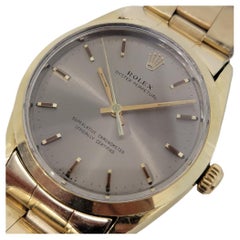 Mens Rolex Oyster Ref 1024 Gold-Capped Automatic 1960s w Box Paper RA200