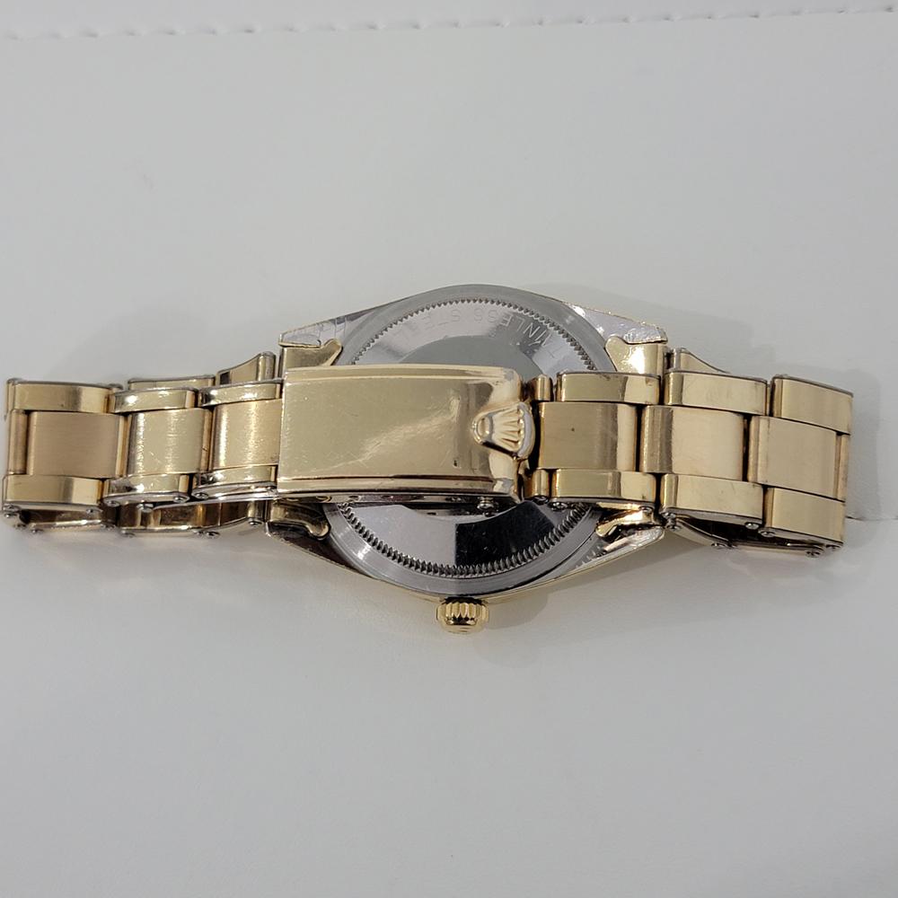 Men's Mens Rolex Oyster Ref 1024 Gold-Capped 1960s w Box Paper Automatic RA200 For Sale