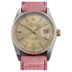 Mens Rolex Oyster Ref 16013 Datejust 36mm 18k SS Date Automatic 1980s RA488
