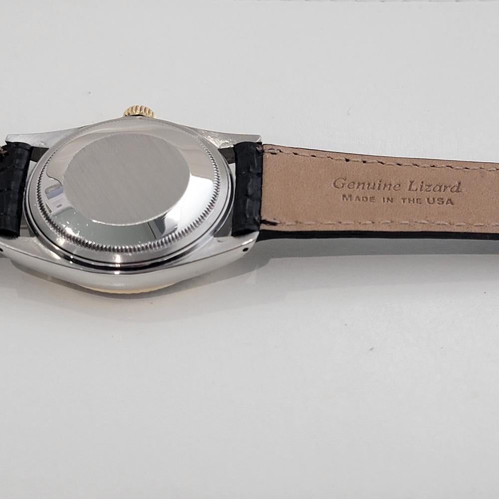 Mens Rolex Oyster Ref 16013 Datejust 36mm 18k SS Date Automatic 1980s RA488B For Sale 6