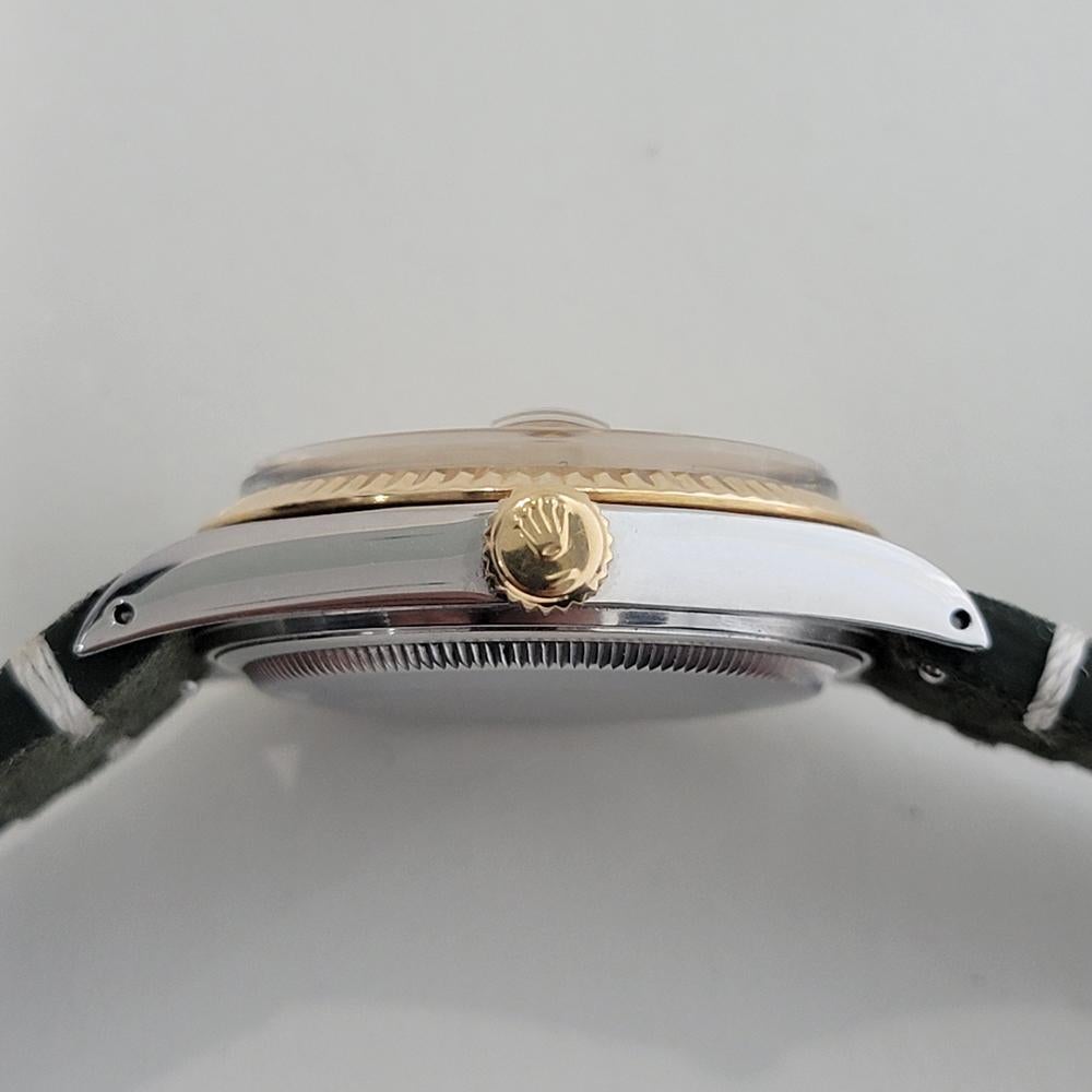 Mens Rolex Oyster Ref 16013 Datejust 36mm 18k SS Date Automatic 1980s RA490 For Sale 5