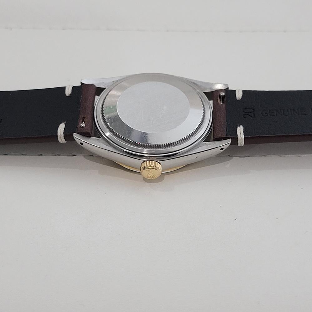 Mens Rolex Oyster Ref 16013 Datejust 36mm 18k SS Date Automatic 1980s RA521 For Sale 6