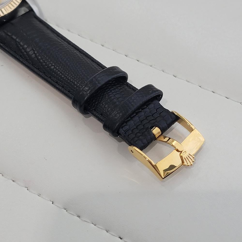 Mens Rolex Oyster Ref 16013 Datejust 36mm 18k SS Date Automatic 1980s RA490B For Sale 3