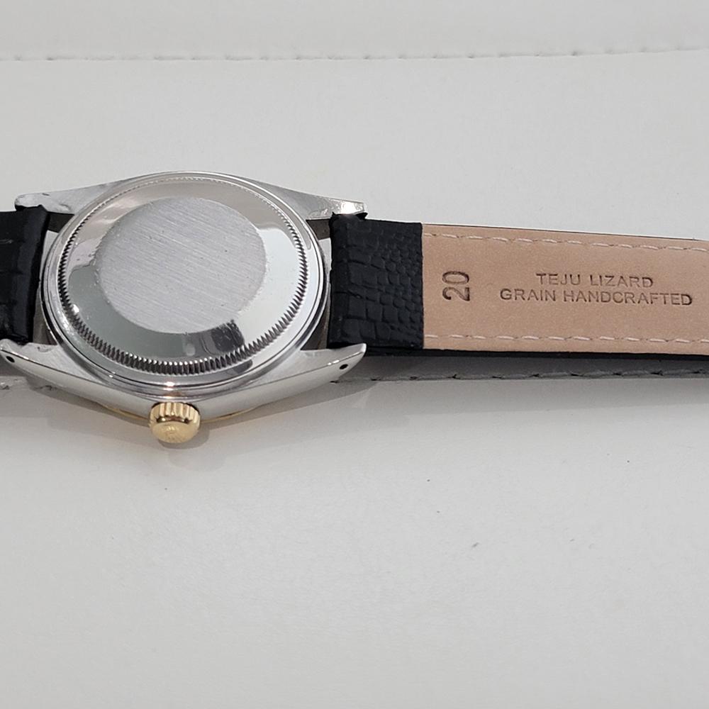 Mens Rolex Oyster Ref 16013 Datejust 36mm 18k SS Date Automatic 1980s RA490B For Sale 5