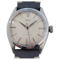 Homme Rolex Oyster Ref 6480 34mm Acier inoxydable Manual Wind 1950s Vintage RA416