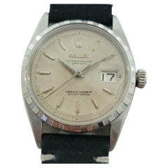 Mens Rolex Oyster Ref 6605 Datejust 36mm Automatic 1950s Rare Vintage RA498B