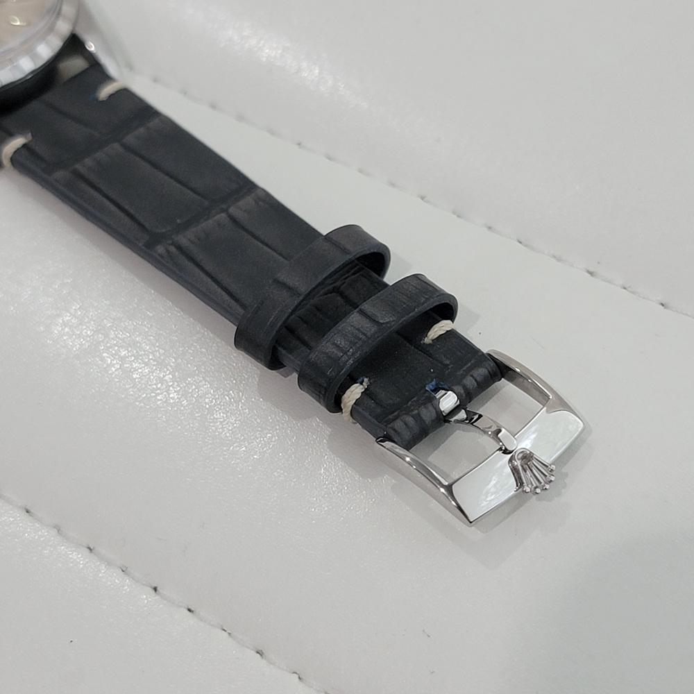 Rolex Oyster Ref 6605 Datejust Roulette Date 36mm Automatico Uomo 1950 RA498 in vendita 7