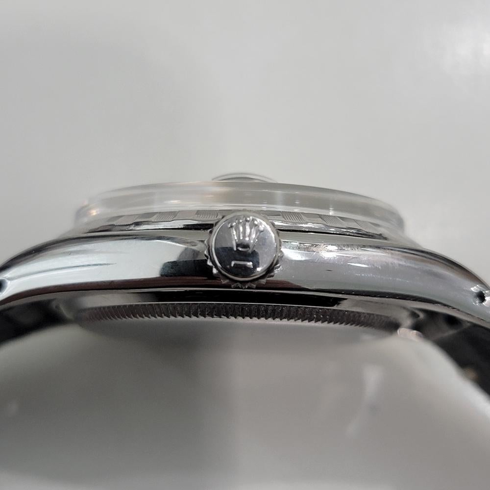Rolex Oyster Ref 6605 Datejust Roulette Date 36mm Automatico Uomo 1950 RA498 in vendita 9