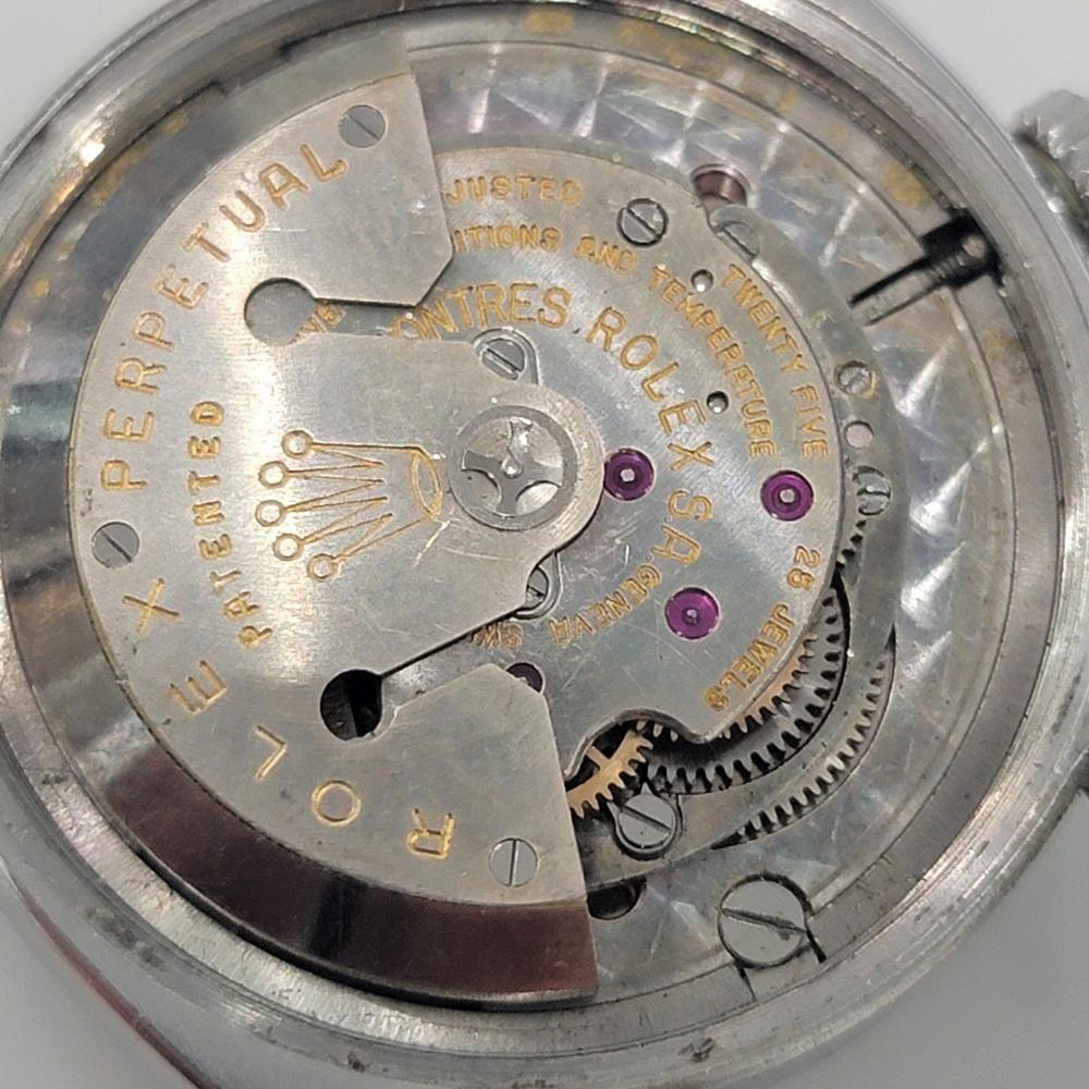 Rolex Oyster Ref 6605 Datejust Roulette Date 36mm Automatico Uomo 1950 RA498 in vendita 10