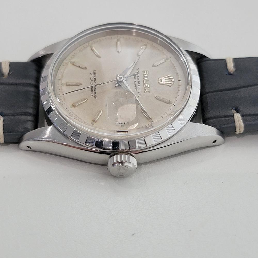 Rolex Oyster Ref 6605 Datejust Roulette Date 36mm Automatico Uomo 1950 RA498 in vendita 2