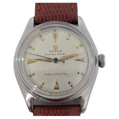 Herren Rolex Oyster Royal Ref 4444 Handaufzug 1940er Jahre Vintage Schweizer RJC166