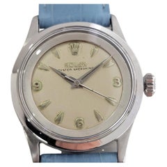 Rolex Oyster Speedking Réf. 6632 automatique suisse des années 1950 pour hommes RA138BLU