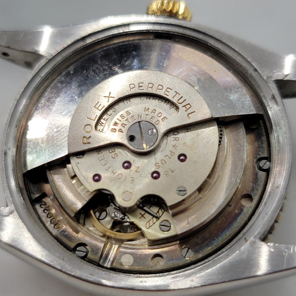 Men's Rolex Oyster Turn O Graph Ref 6309 18k SS 1950s Vintage Automatic RJC171 6