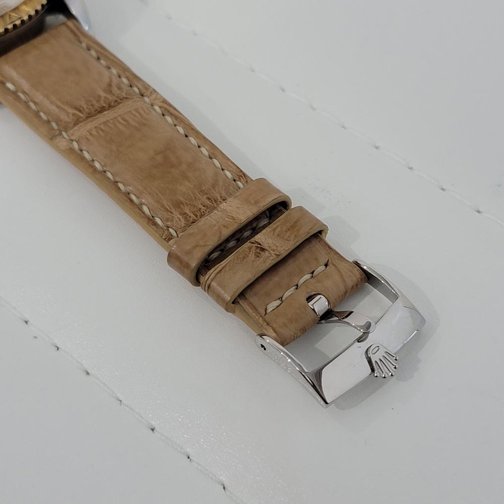 Men's Rolex Oyster Turn O Graph Ref 6309 18k SS 1950s Vintage Automatic RJC171 3