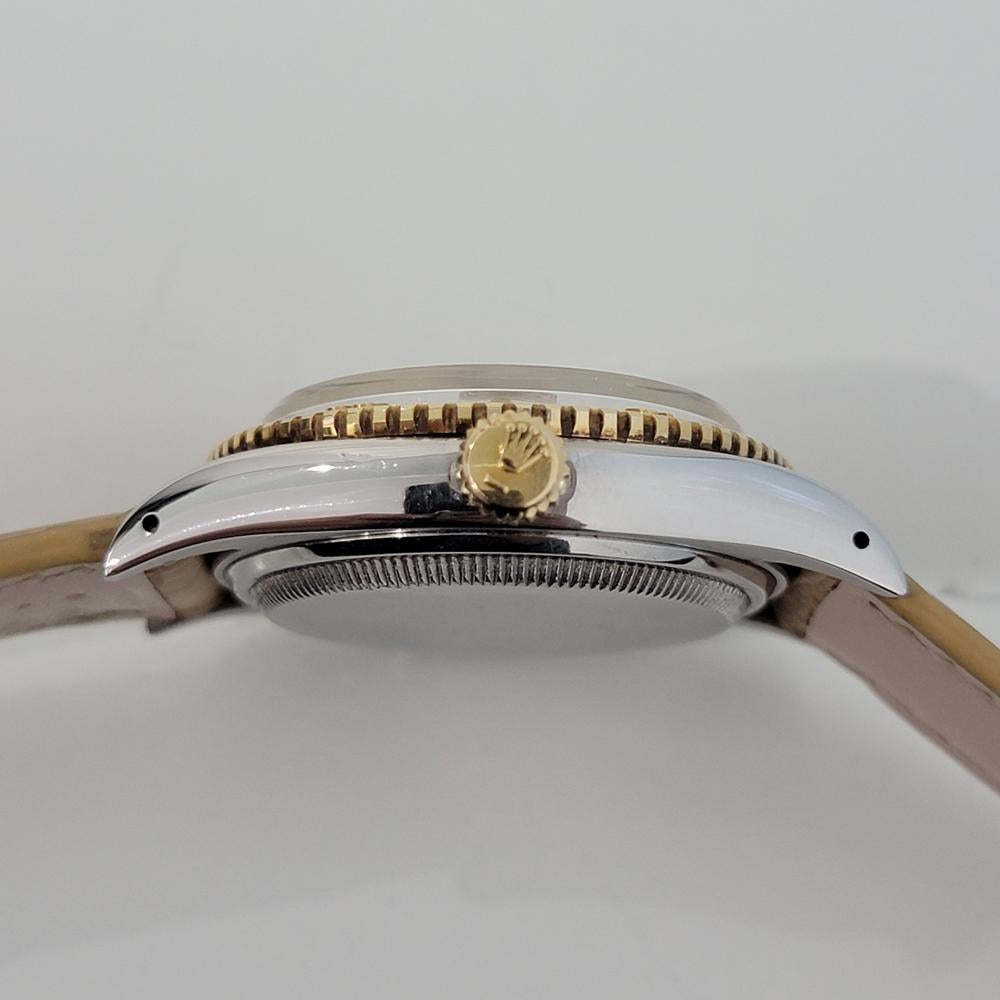 Men's Rolex Oyster Turn O Graph Ref 6309 18k SS 1950s Vintage Automatic RJC171 4