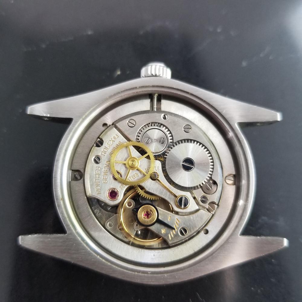 Mens Rolex Oysterdate Precision 1980s 6694 Diamond Dial and Bezel RA17 3