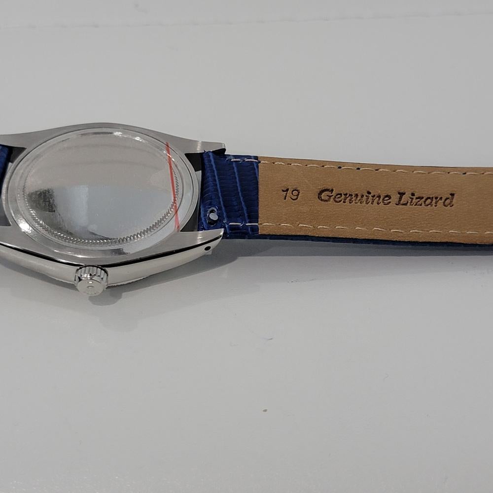 Mens Rolex Oysterdate Precision 1980s 6694 Diamond Dial and Bezel RA17 2