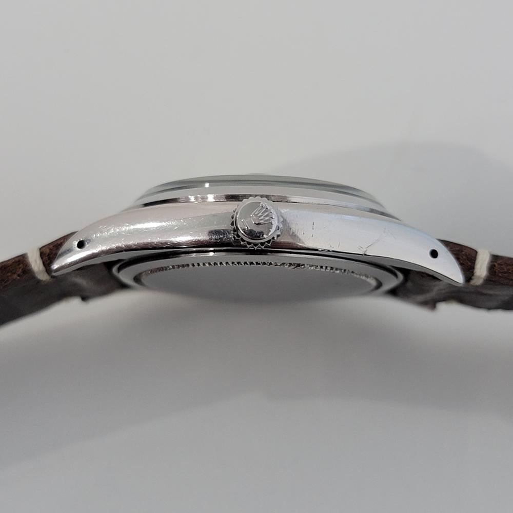 Herren Rolex Oysterdate Precision 6494 34mm Handgetrieben 1950er Jahre Schweizer Vintage RA191B 6