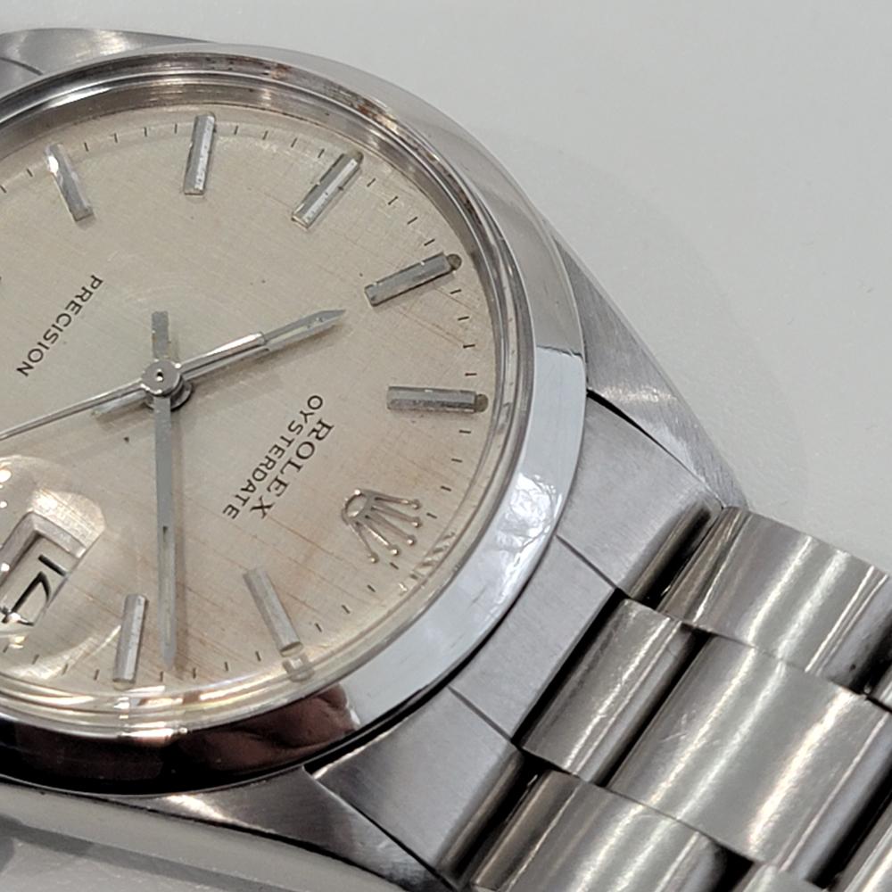 Uomo Rolex Oysterdate Precision 6694 Carica manuale 1960 Vintage Swiss RA271 4