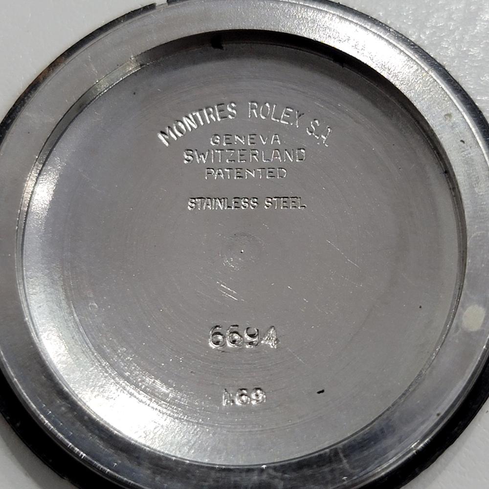 Mens Rolex Oysterdate Precision 6694 Manual Wind 1960s Vintage RJC113 7