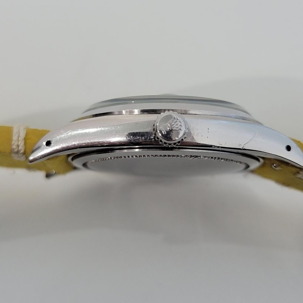 Mens Rolex Oysterdate Precision Ref 6494 34mm Hand-Wind 1950s Vintage RA191 2