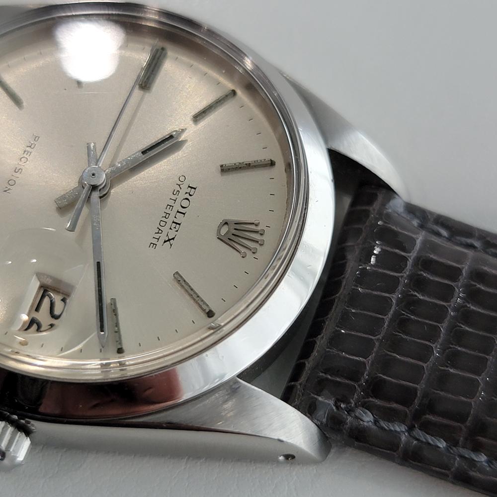 Men's Mens Rolex Oysterdate Precision Ref 6694 1960s Manual Wind Vintage RJC195G