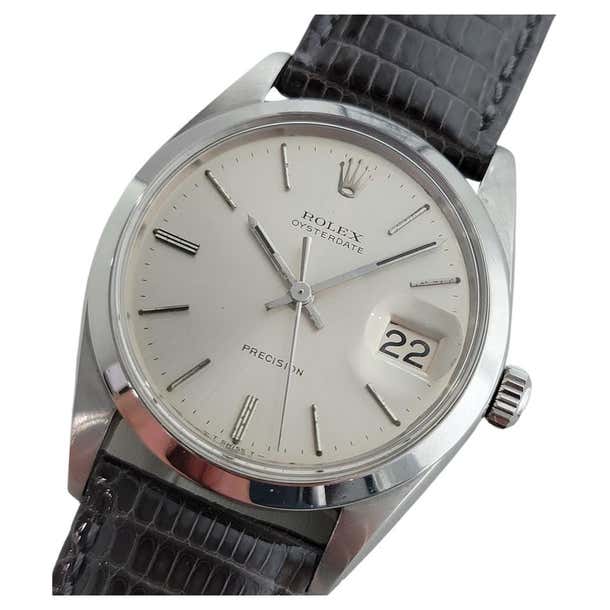 Mens Rolex Oysterdate Precision Ref 6694 1960s Manual Wind Vintage ...