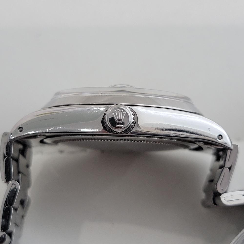 Mens Rolex Oysterdate Precision Ref 6694 1970s 34mm Manual Wind Vintage RA504 4