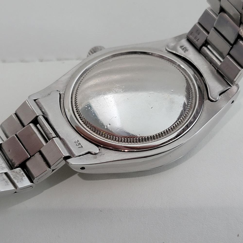 Mens Rolex Oysterdate Precision Ref 6694 1970s 34mm Manual Wind Vintage RA504 5