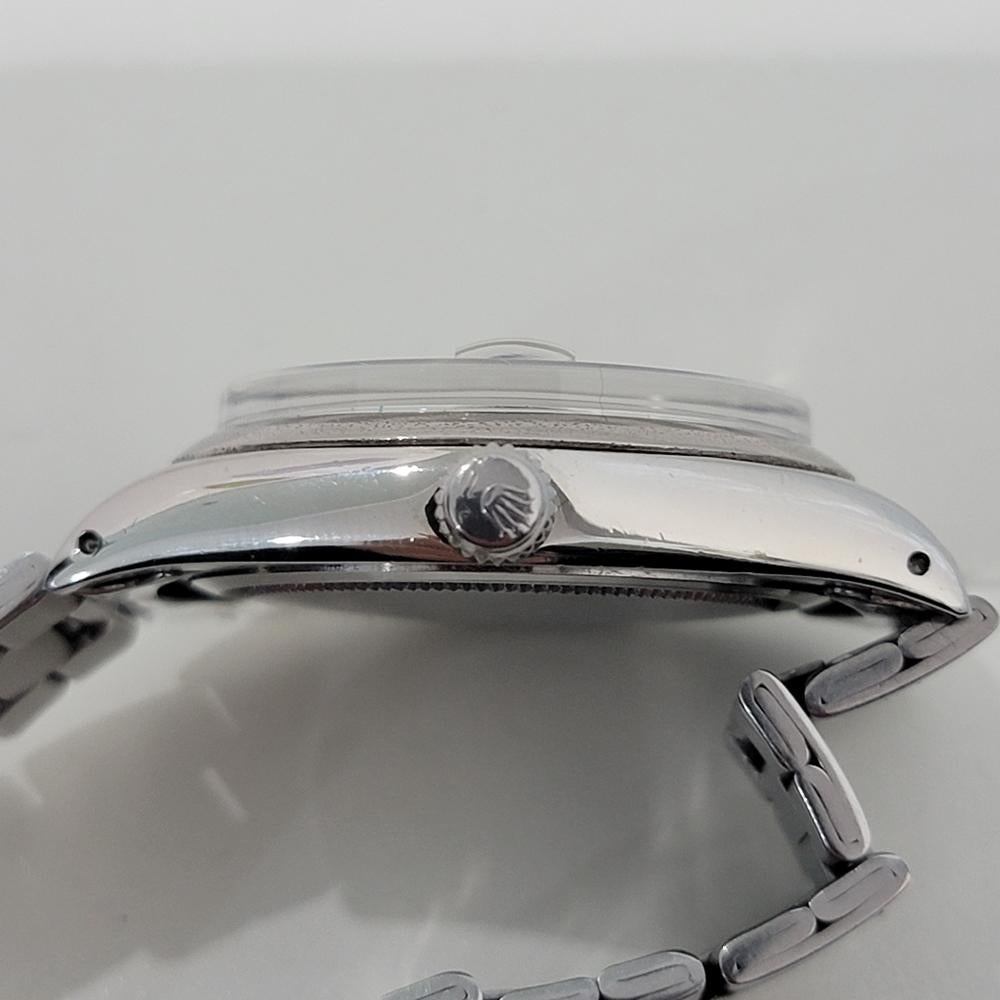 Mens Rolex Oysterdate Precision Ref 6694 34mm 1960s Manual Wind Vintage RJC187S For Sale 4