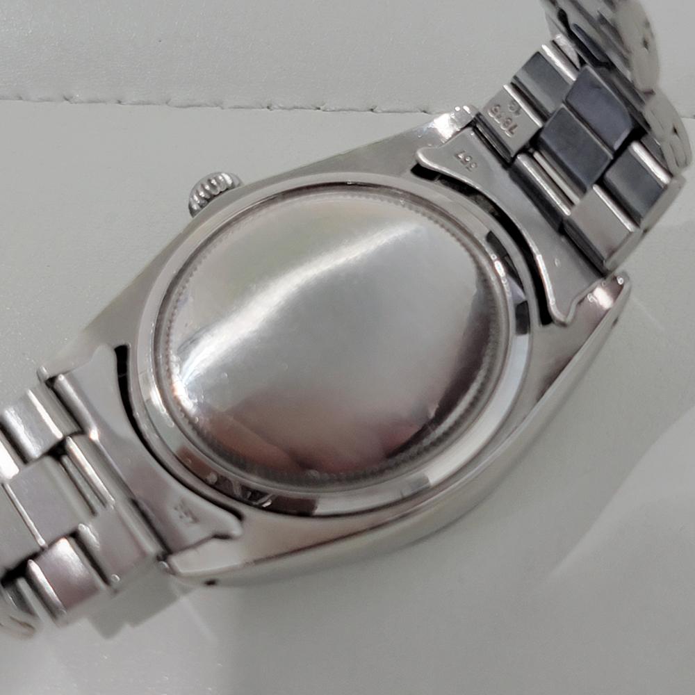 Mens Rolex Oysterdate Precision Ref 6694 34mm 1960s Manual Wind Vintage RJC187S For Sale 5