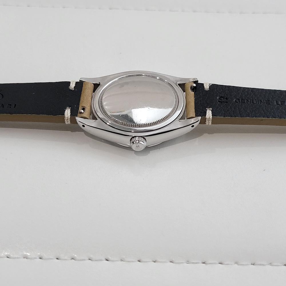 Mens Rolex Oysterdate Precision Ref 6694 34mm 1970s Manual Wind Vintage RA504B For Sale 6