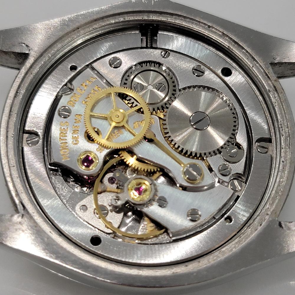 Mens Rolex Oysterdate Precision Ref 6694 34mm 1970s Manual Wind Vintage RA504B For Sale 7