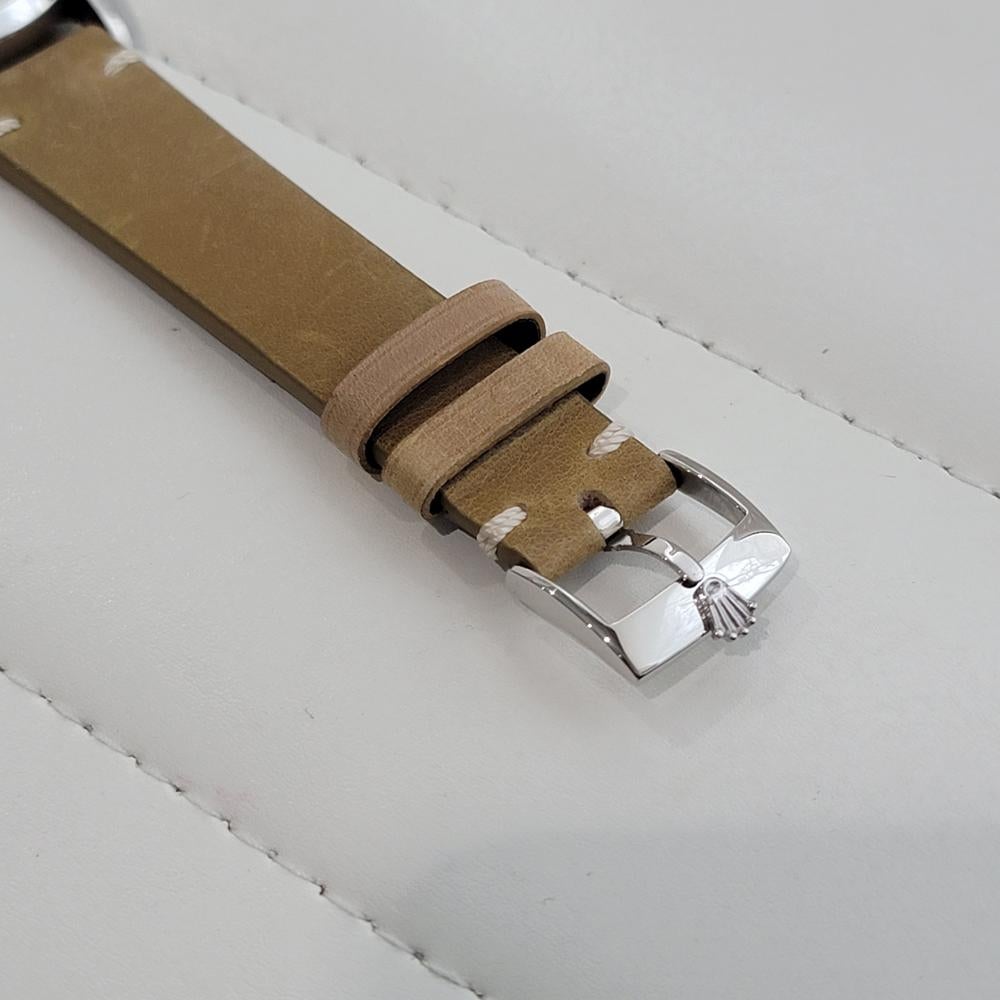 Mens Rolex Oysterdate Precision Ref 6694 34mm 1970s Manual Wind Vintage RA504B For Sale 4