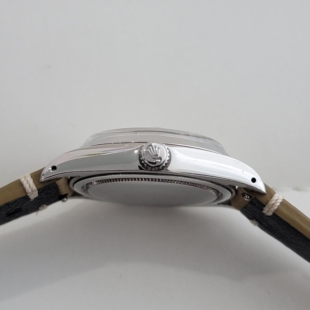 Mens Rolex Oysterdate Precision Ref 6694 34mm 1970s Manual Wind Vintage RA504B For Sale 5