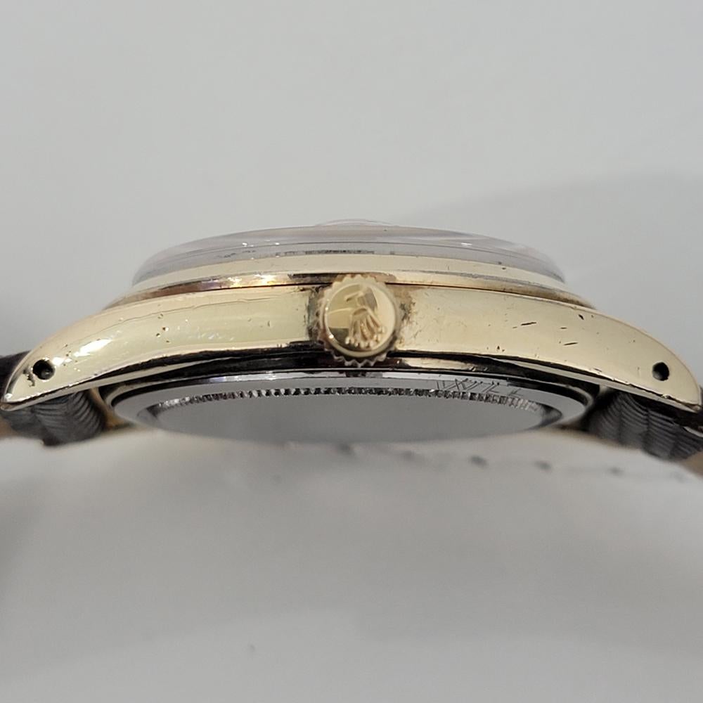 Mens Rolex Oysterdate Precision Ref 6694 Gold-Capped Hand-Wind 1950s RJC169 2