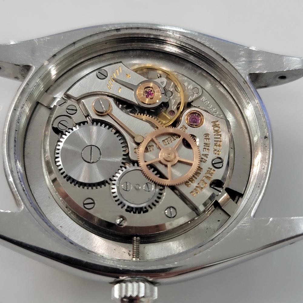 Mens Rolex Oysterdate Precision Ref 6694 34mm Hand Wind 1950s Vintage RA425B 7