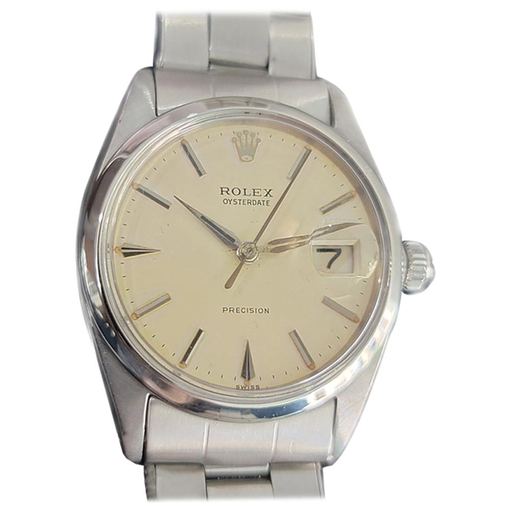 rolex oysterdate precision automatic