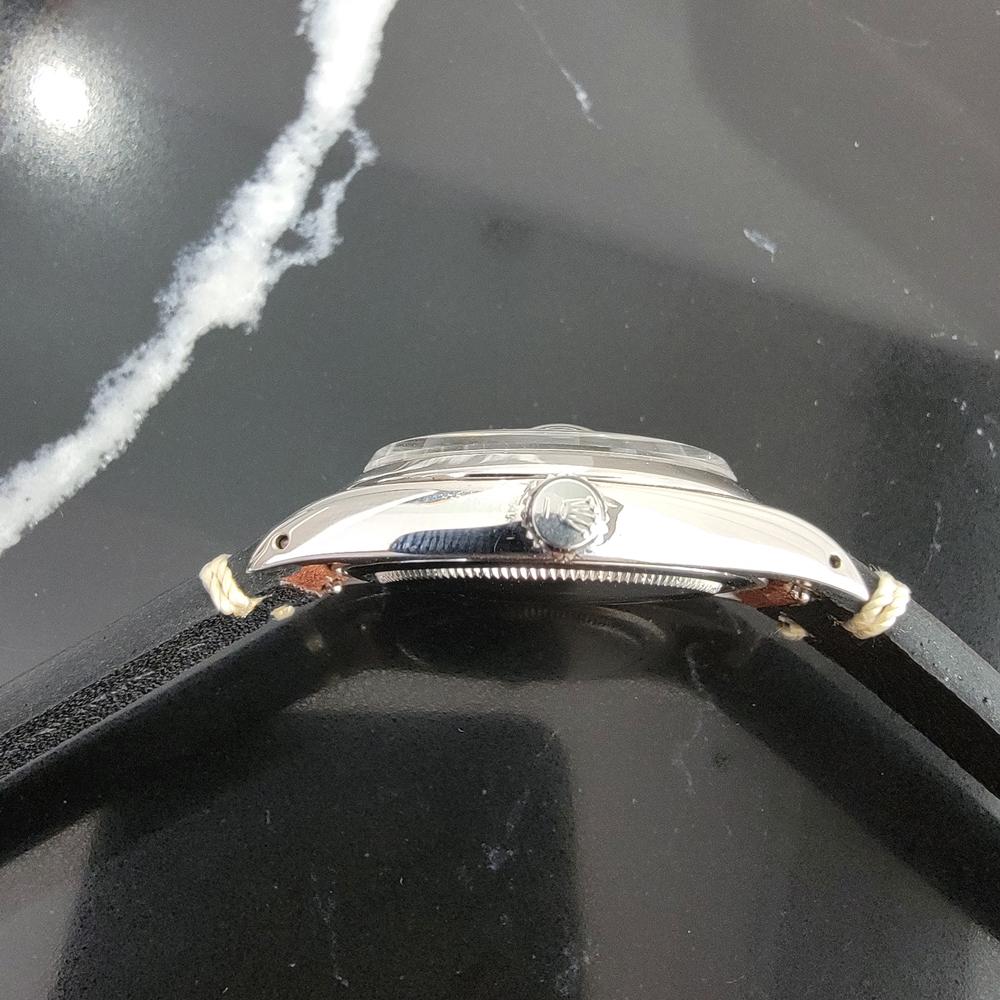 Herren Rolex Oysterdate Präzision Ref 6694 Hand-Wind 1960er Jahre Vintage RA157BRN 4