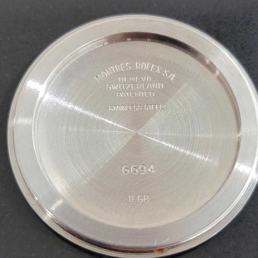 Rolex Oysterdate Precision Ref 6694 Handgeflügelt 1960er Jahre Vintage RA189R 8