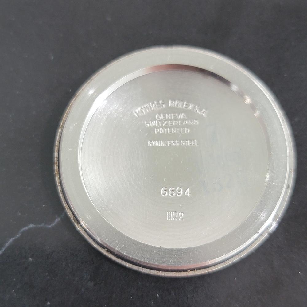 Mens Rolex Oysterdate Precision Ref 6694 Hand Wind 1970s Vintage RA202 8