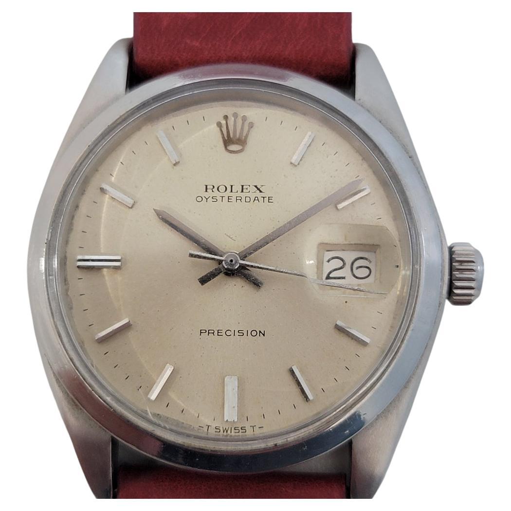 Mens Rolex Oysterdate Precision Ref 6694 Hand-Wind 1970s Vintage RA202R For  Sale at 1stDibs | rolex 6694 price, rolex oyster precision 1970, rolex  oysterdate precision 1970