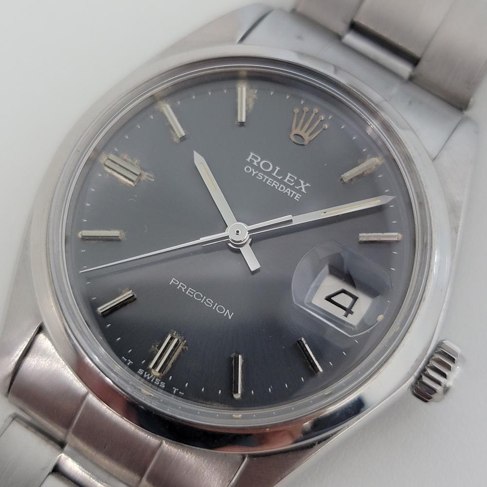 Herren Rolex Oysterdate Precision Ref 6694 Handgetrieben 1970er Jahre Vintage RJC129 1