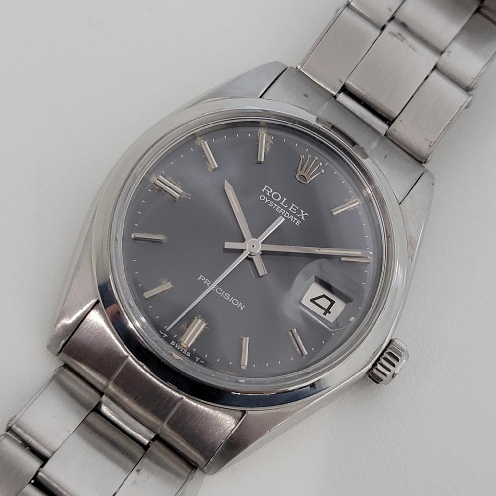 Herren Rolex Oysterdate Precision Ref 6694 Handgetrieben 1970er Jahre Vintage RJC129 2