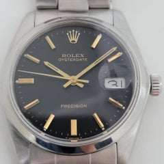 Mens Rolex Oysterdate Precision Ref 6694 Hand-Wind 1980s Swiss RA188